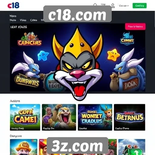 Análise da diversidade de jogos no c18.com